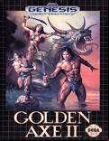 Golden Axe II - box cover